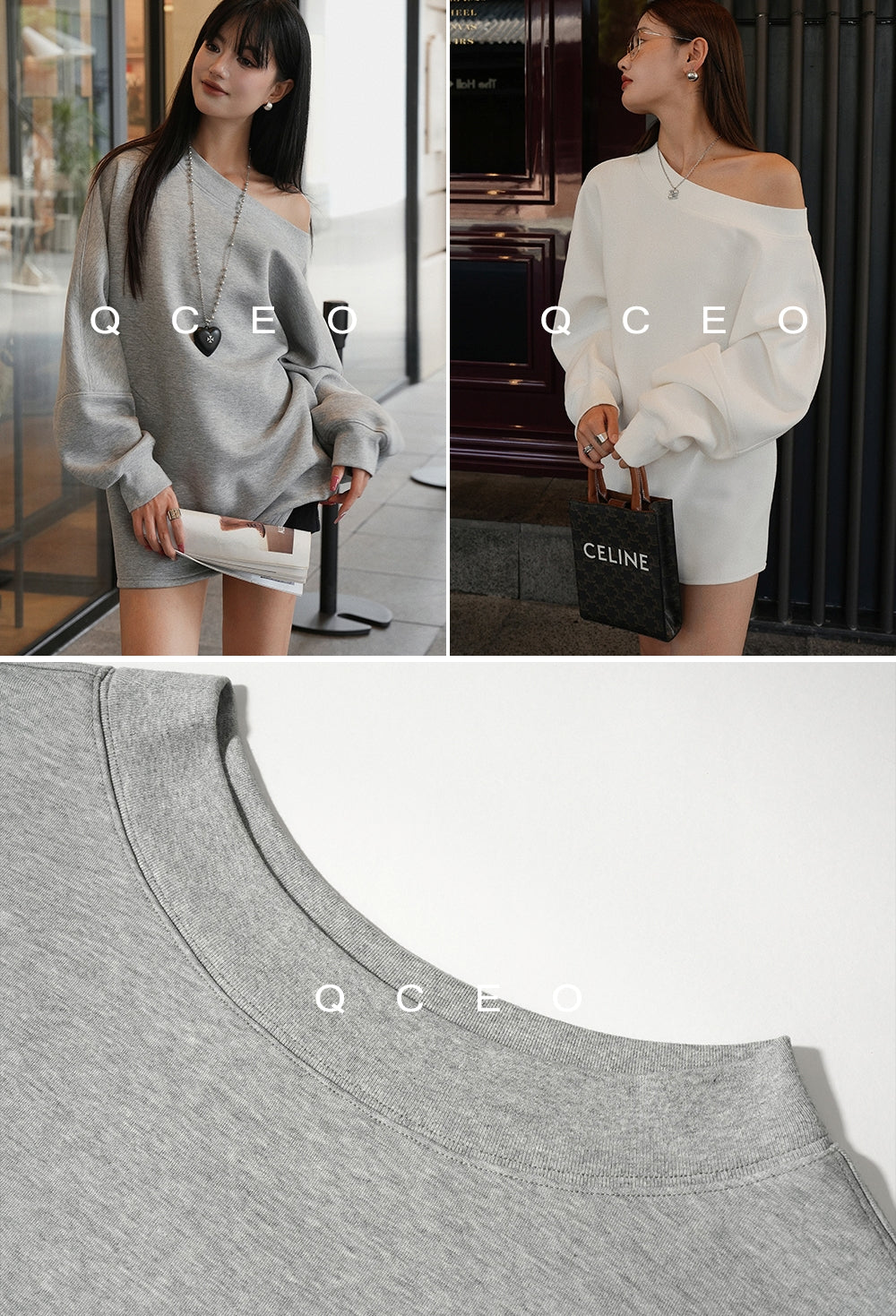 Loose One-Shoulder Sweatshirt_BDHL7743