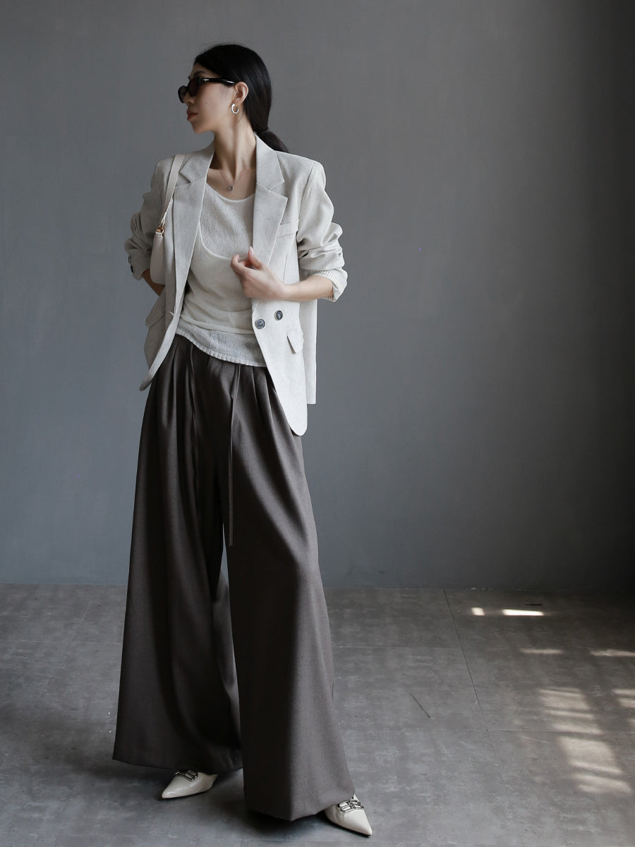 Two-Piece Style Sheer Slim-Fit Tops_BDHL7768
