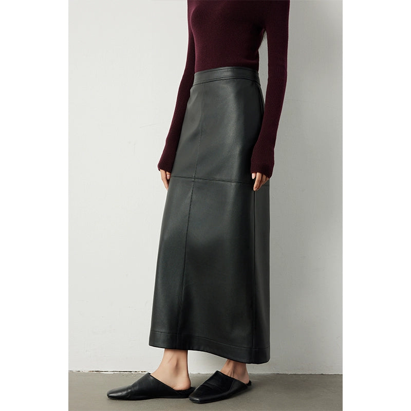 V-neck wavy tweed jacket and skirt_BDHL5302