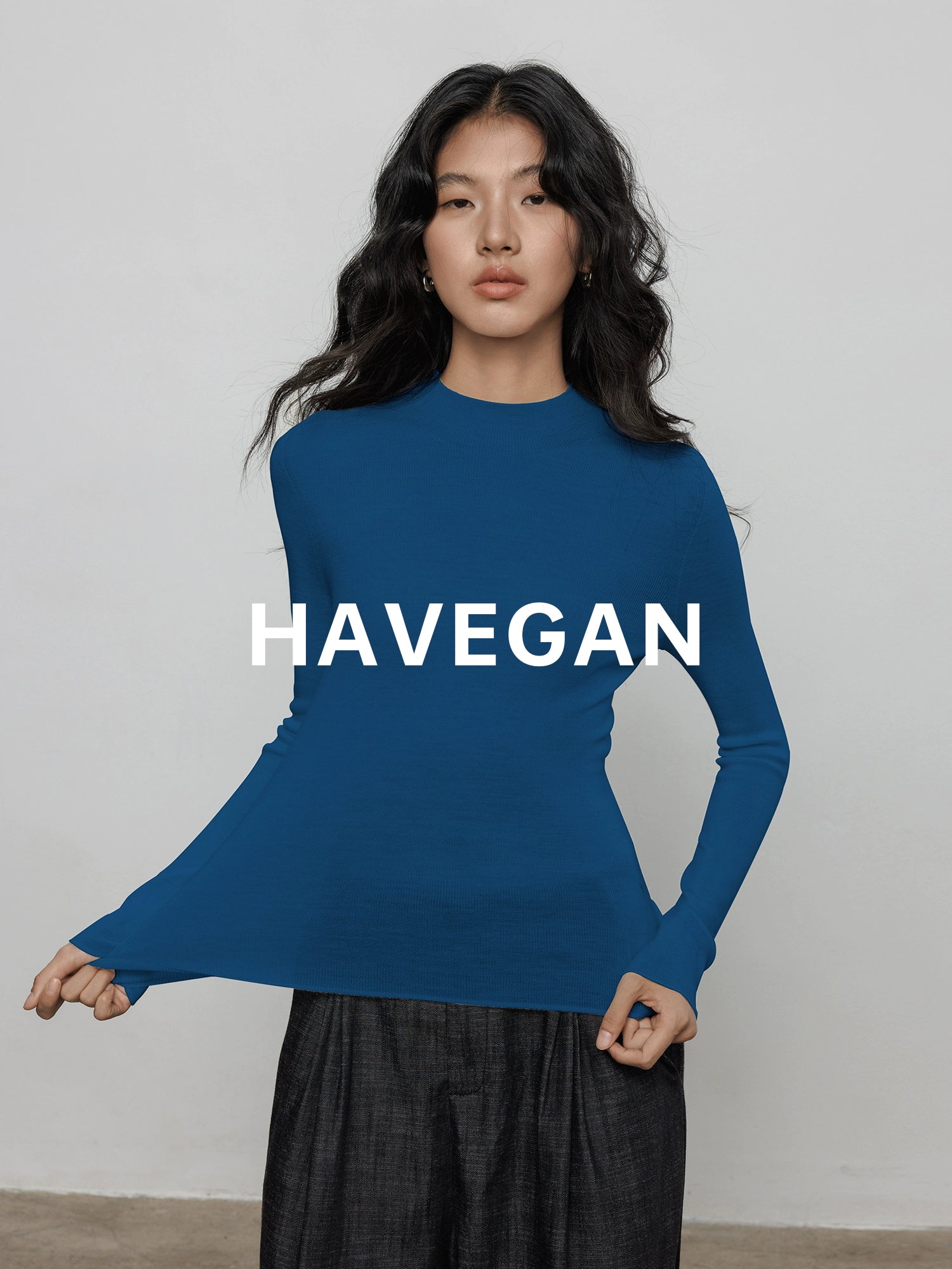 Seamless Knit Slim Tops_BDHL7693