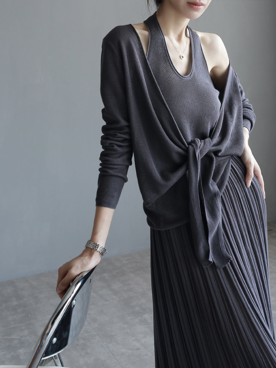 兩件套上衣或百褶裙_BDHL7762