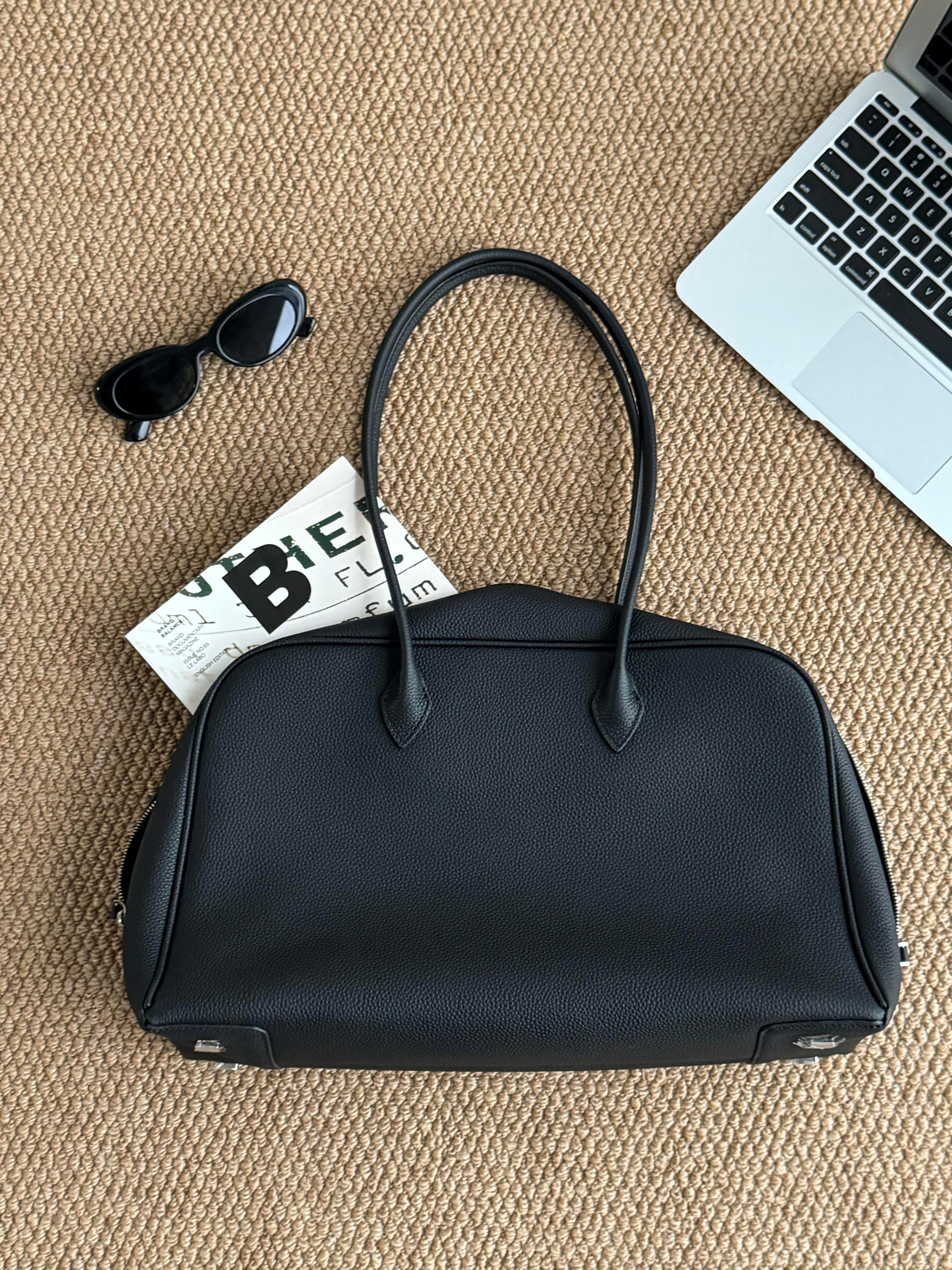 Large-Capacity Leather Boston Bag_BDHL7804