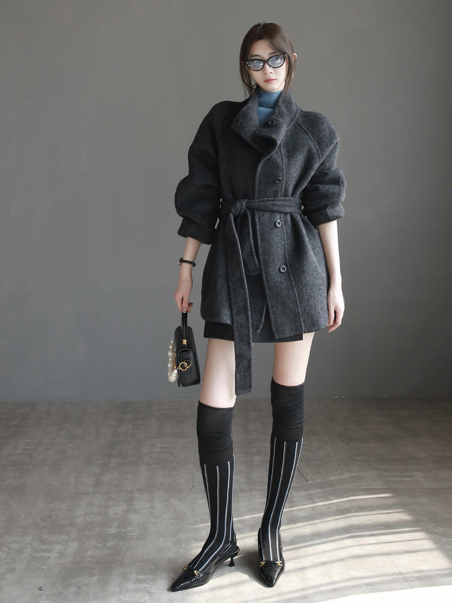 立領禮服大衣_BDHL6872