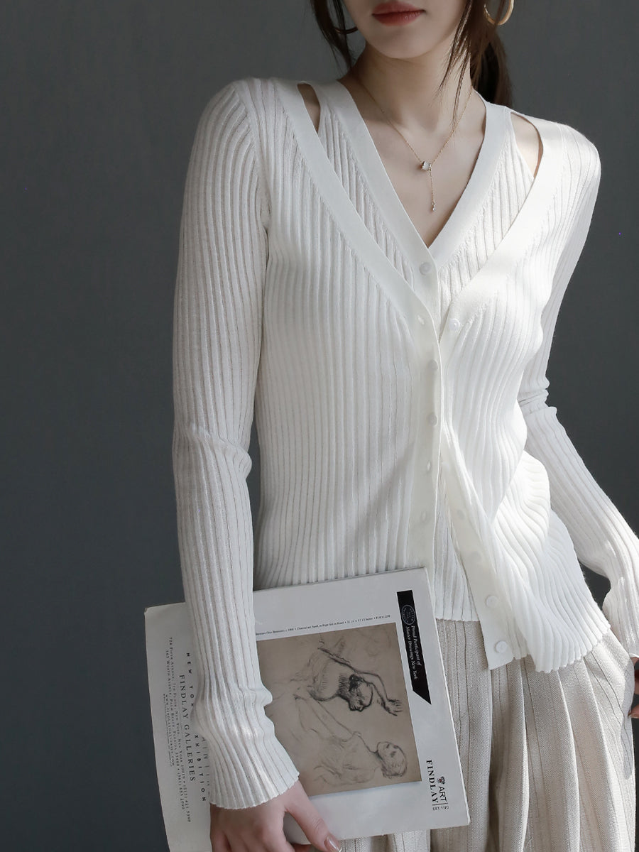 Faux Two-Piece Cardigan_BDHL7265
