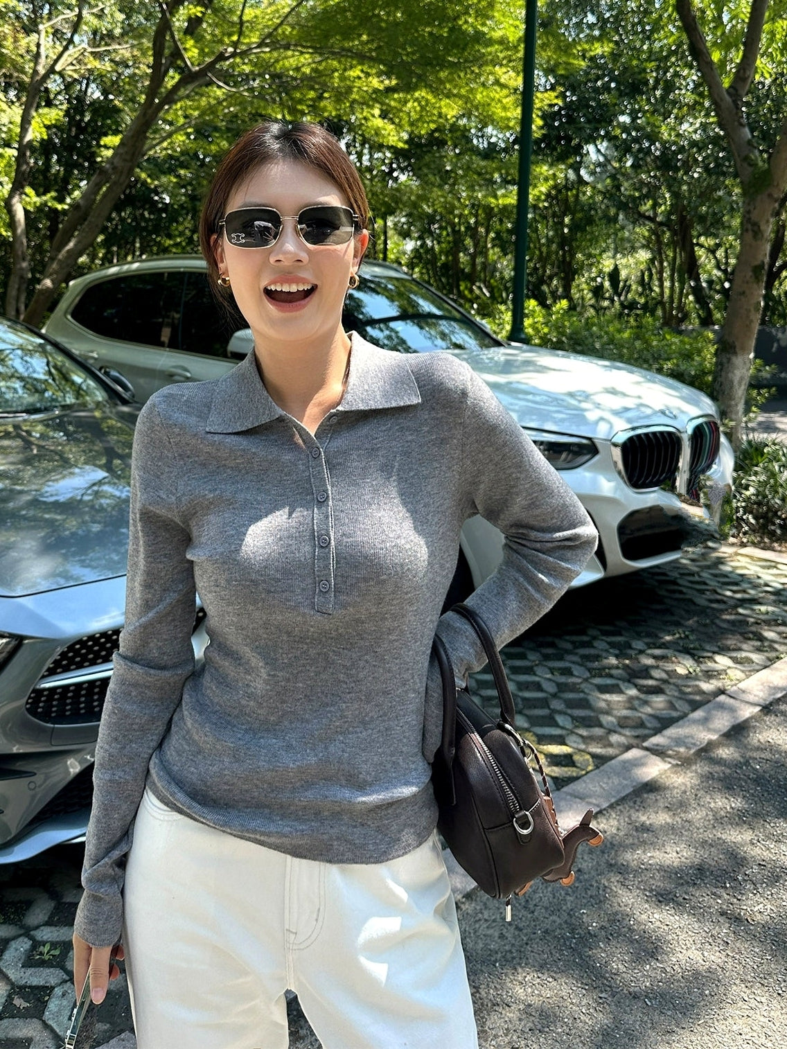 Polo 色修身上衣_BDHL7844