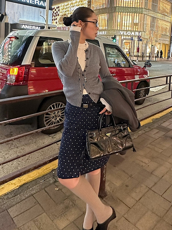 仿兩件式針織上衣_BDHL6817