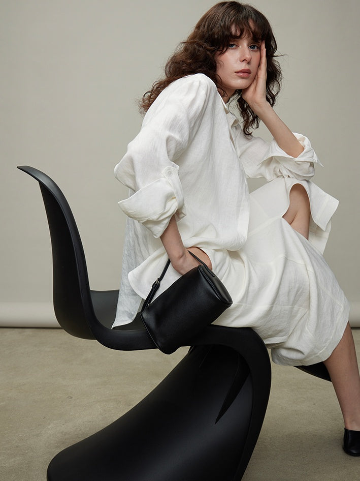 薄亞麻長袖襯衫或寬褲_BDHL6329