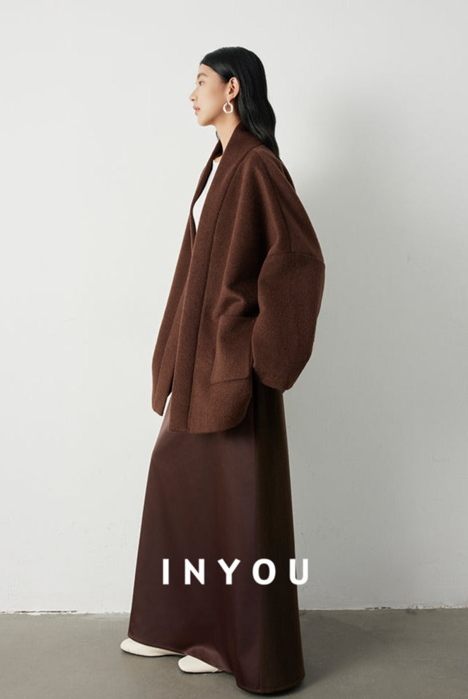 Effortlessly Chic Ebony Brown Jacket_BDHL5285