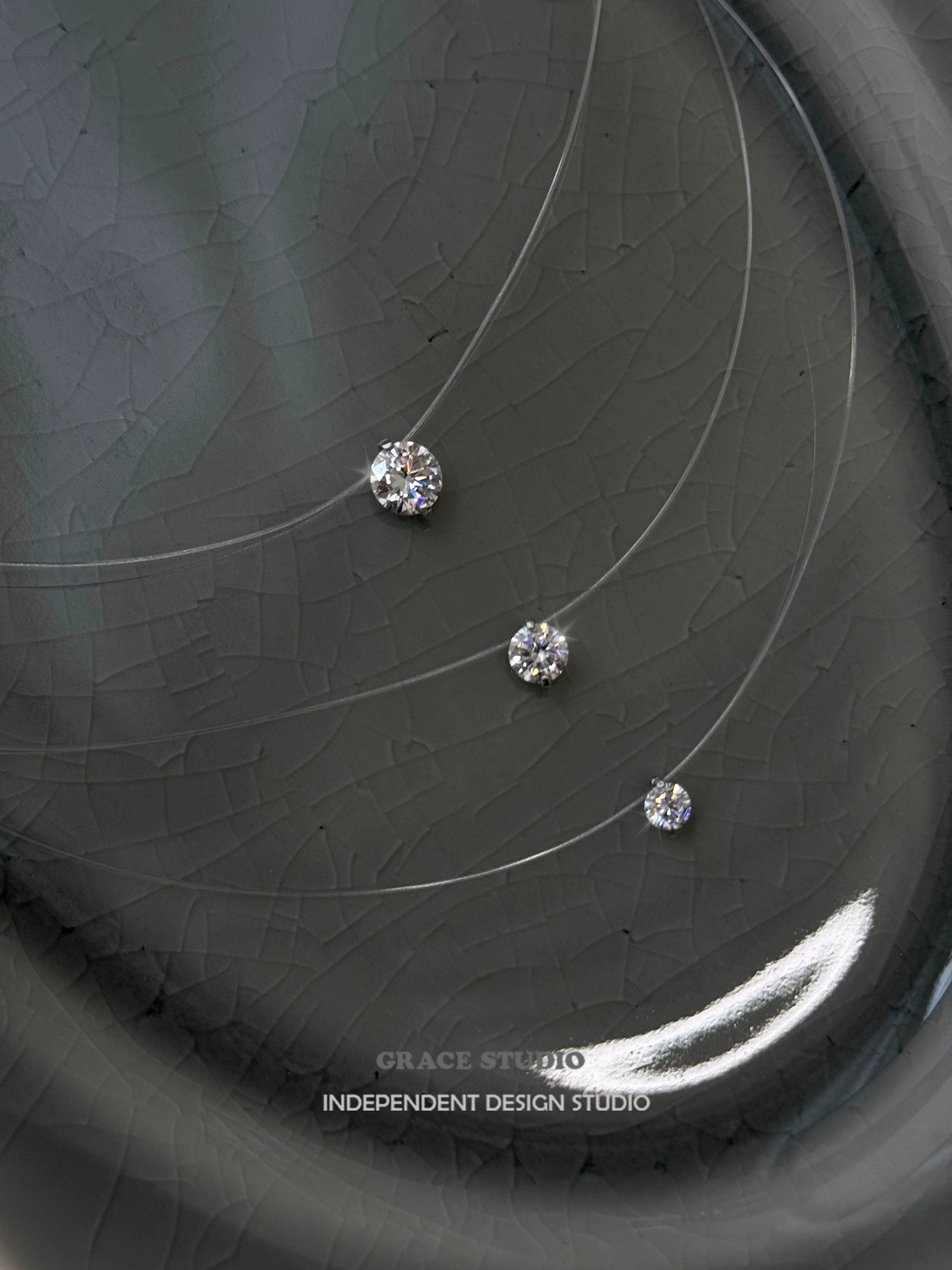Moissanite Invisible Necklace_BDHL7679