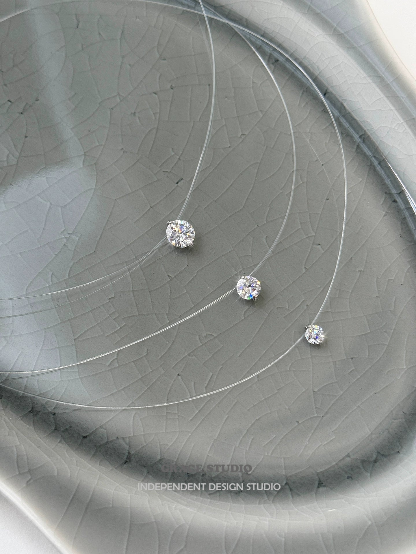 Moissanite Invisible Necklace_BDHL7679