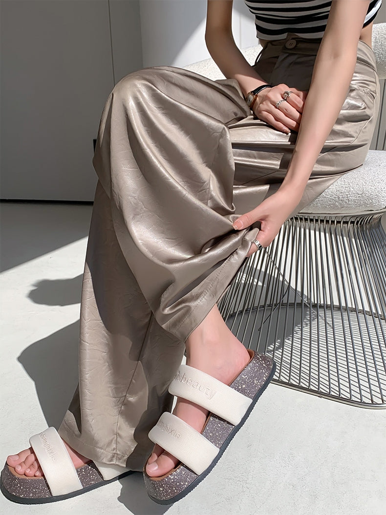 薄款垂墜直筒褲_BDHL7131