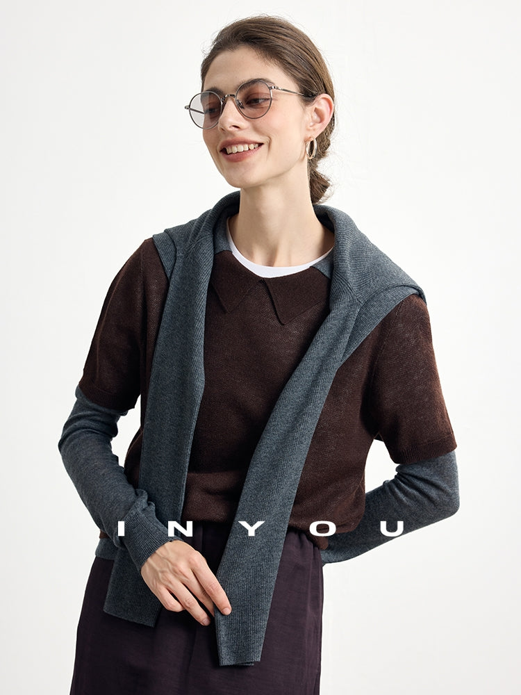 Two-Piece Style Knit Tops_BDHL7748