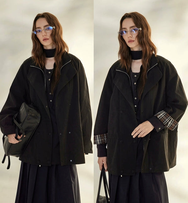Fake Two-Piece Short Jacket_BDHL7669