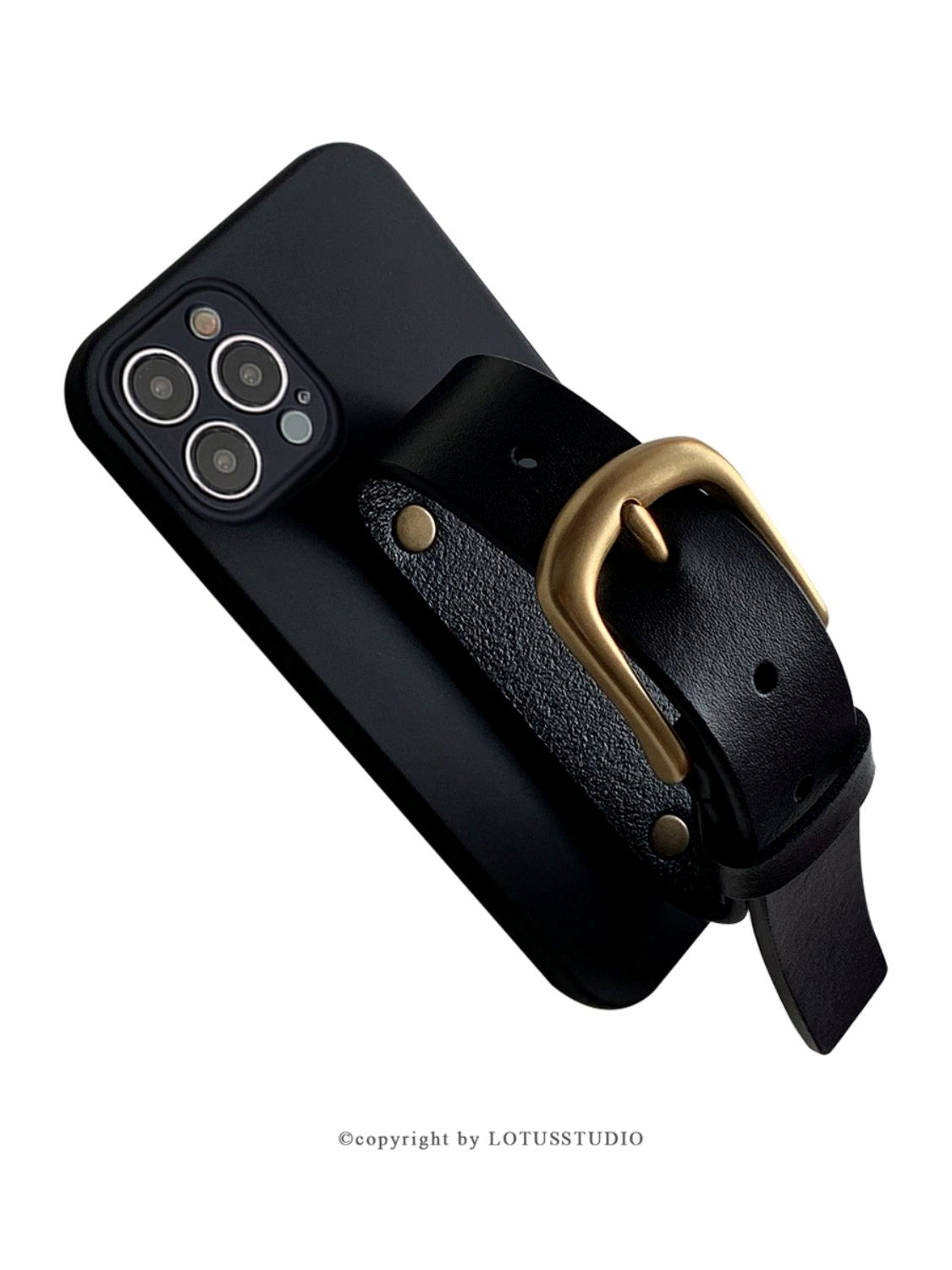 牛皮腕帶適用於 iPhone 手機殼_BDHL7858