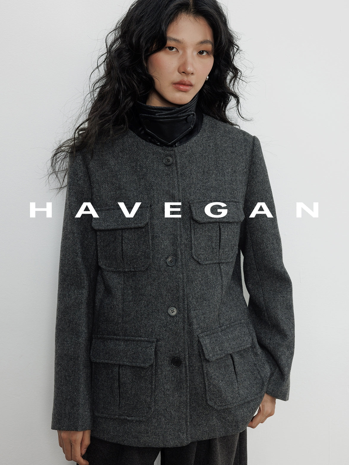 翻領中長版大衣_BDHL7888