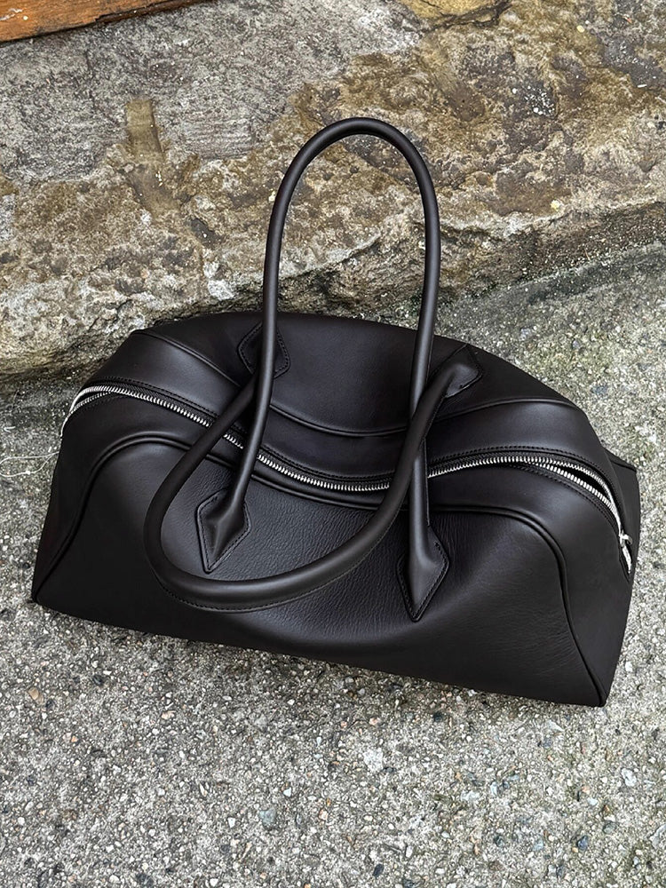 Large-Capacity Leather Boston Bag_BDHL7804