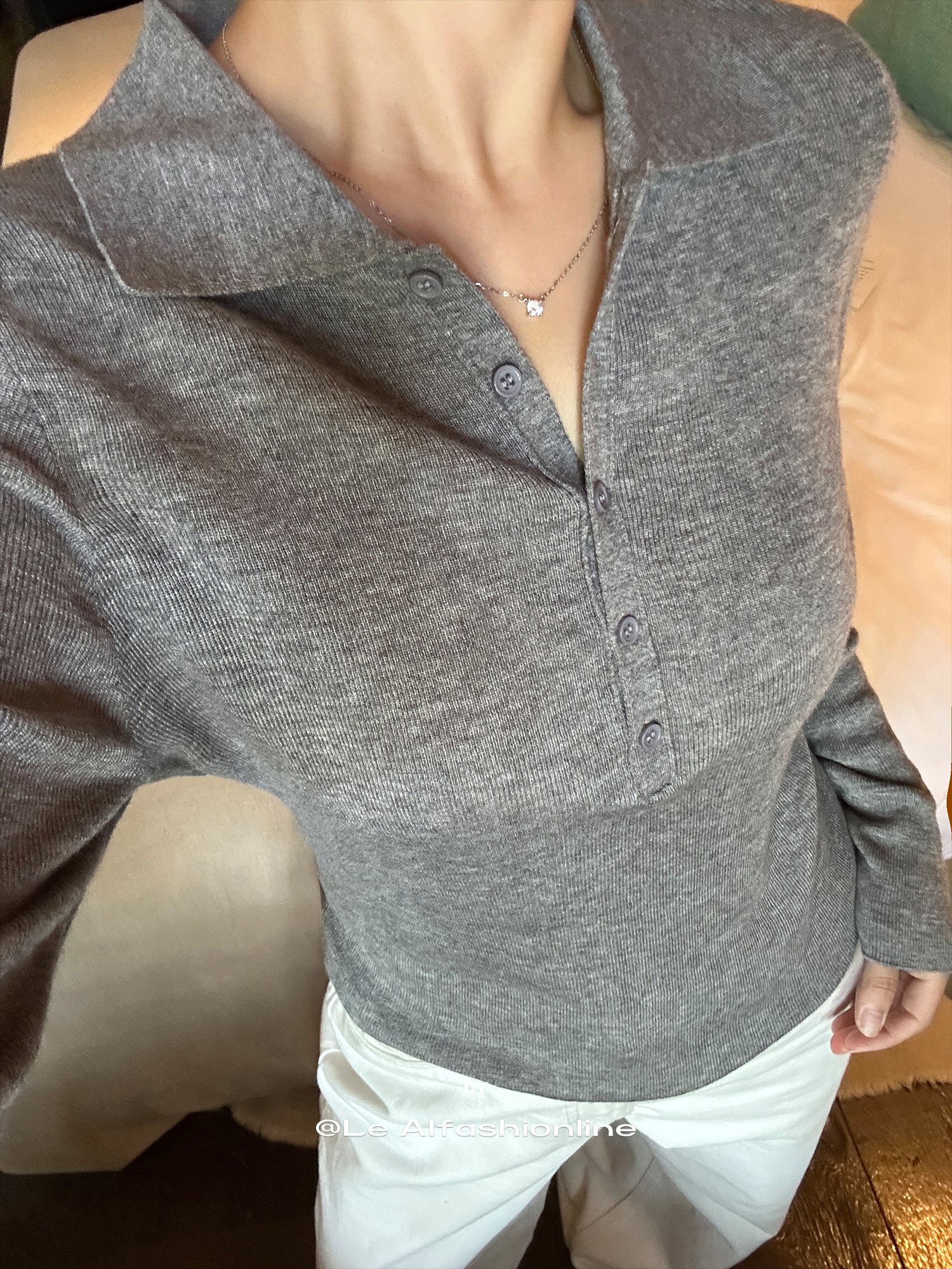 Polo 色修身上衣_BDHL7844