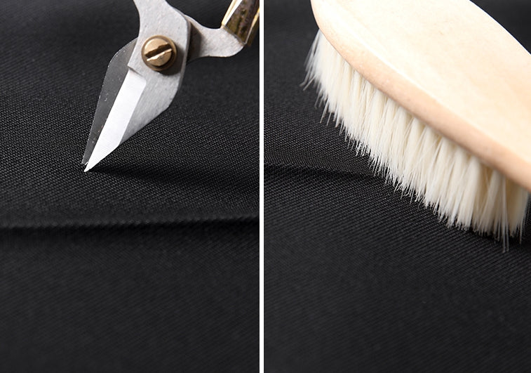 Elasticated Black Suit Pants_BDHL7212