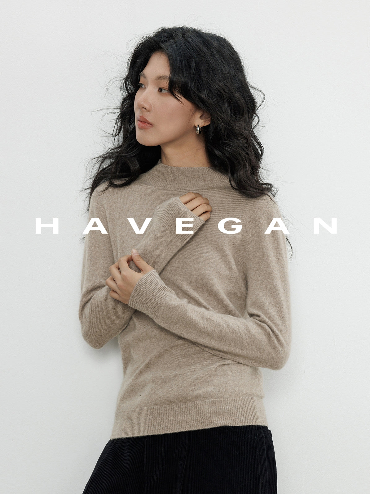 半高領針織上衣_BDHL7885