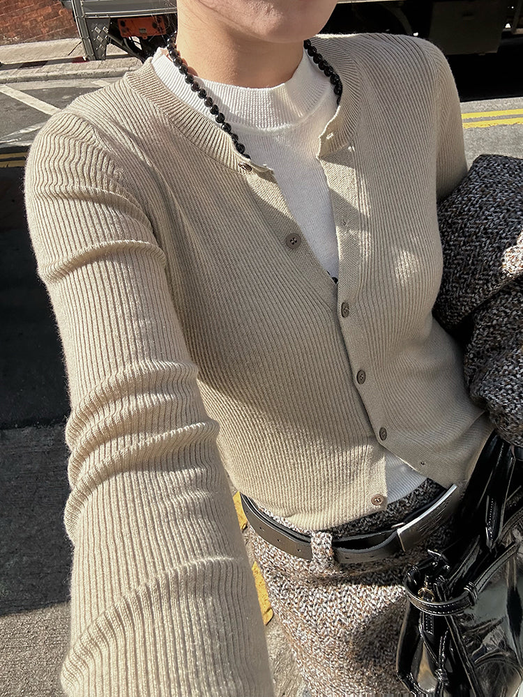 仿兩件式針織上衣_BDHL6817