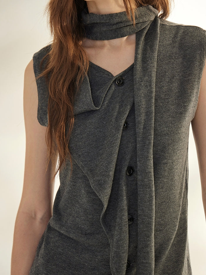 蝴蝶結無袖上衣_BDHL7666