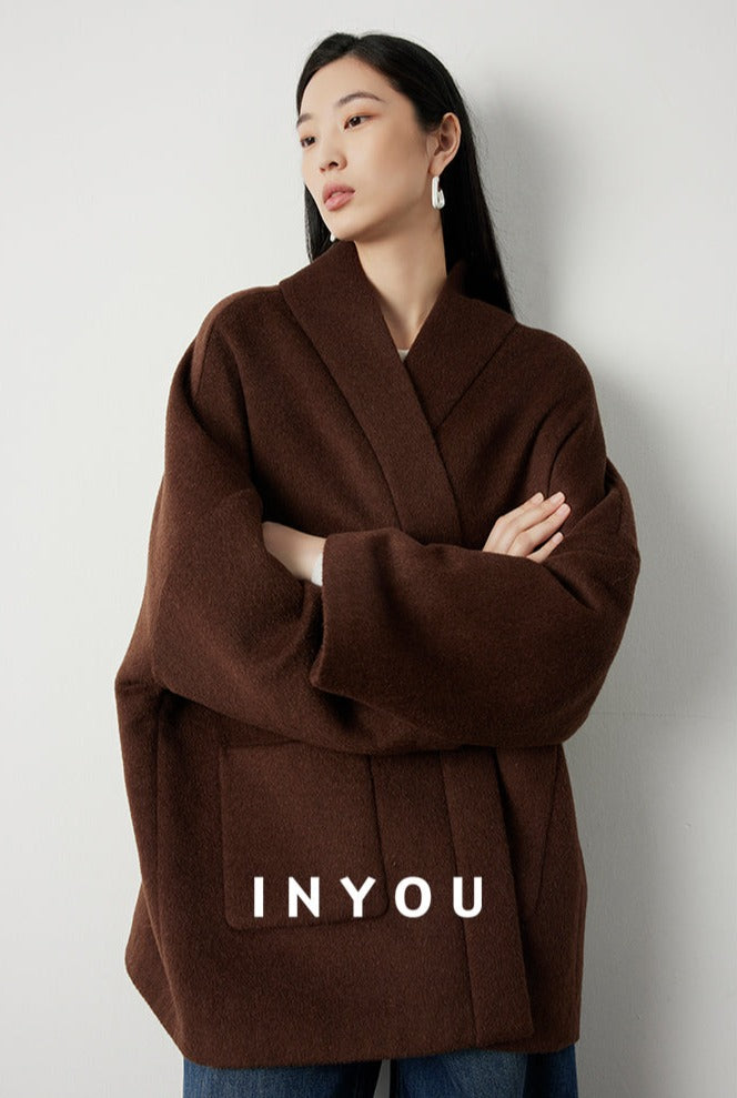Effortlessly Chic Ebony Brown Jacket_BDHL5285