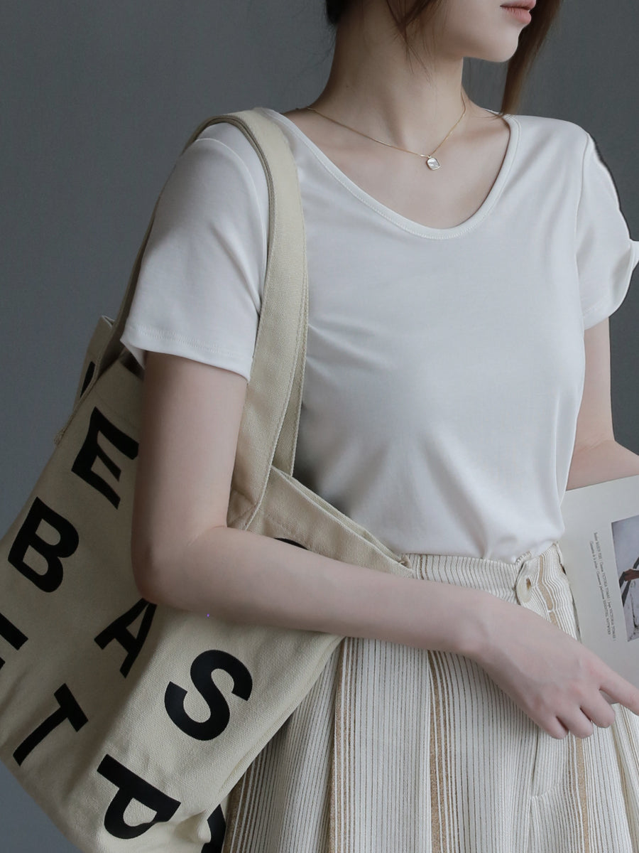 薄圓領上衣_BDHL7576