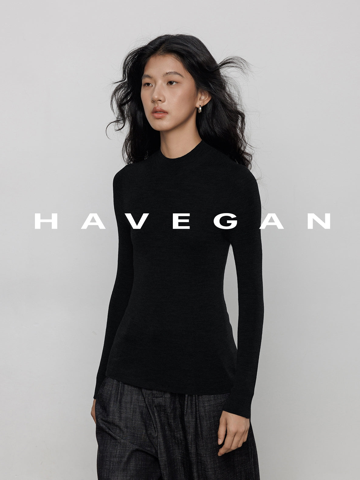 Seamless Knit Slim Tops_BDHL7693