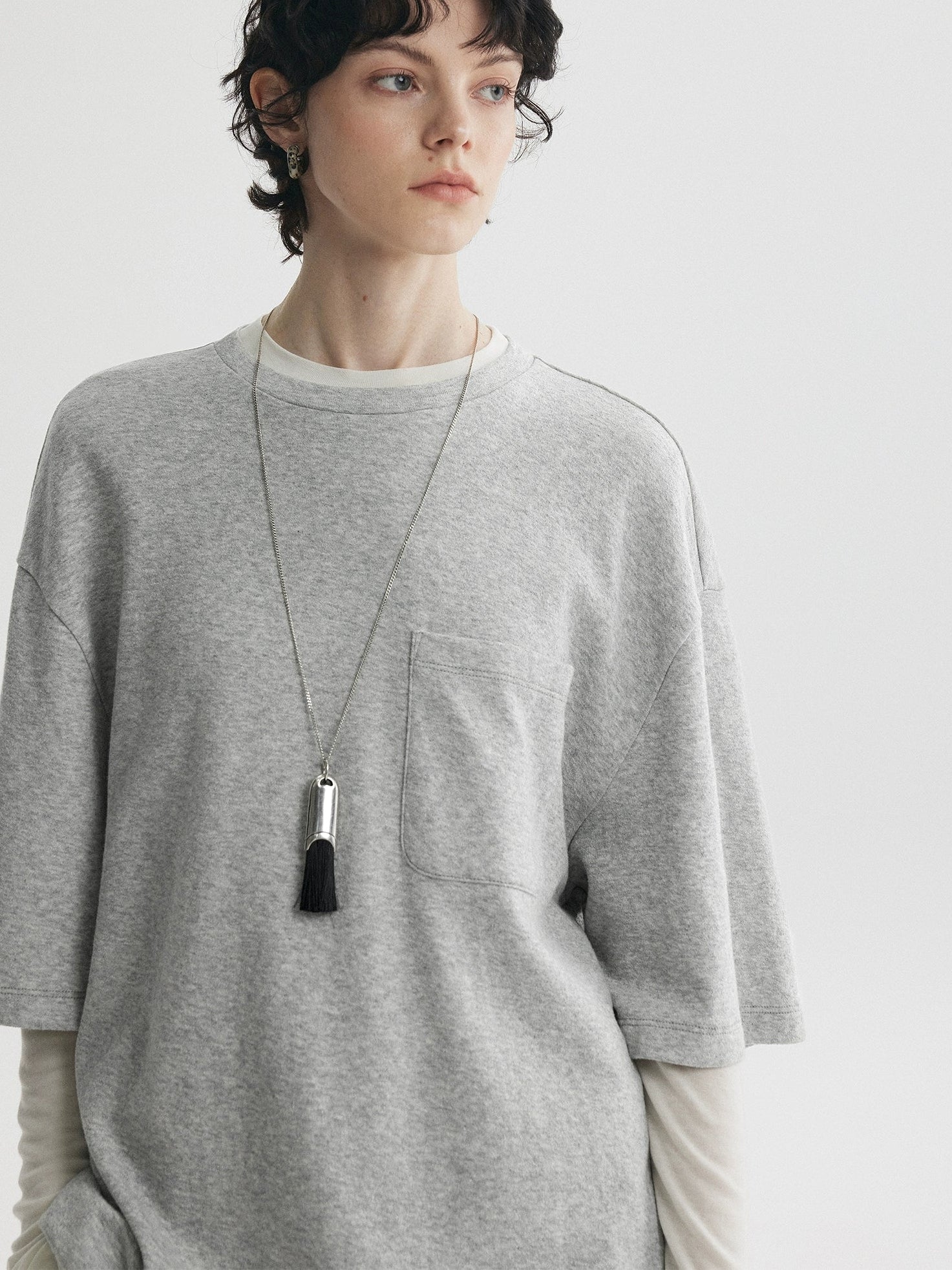 Layered Style Oversized Tops_BDHL7730