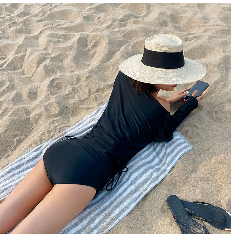 三件分離式三角修身泳衣_HL3225