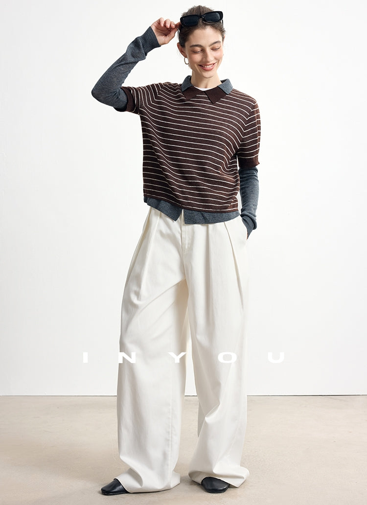 Two-Piece Style Knit Tops_BDHL7748