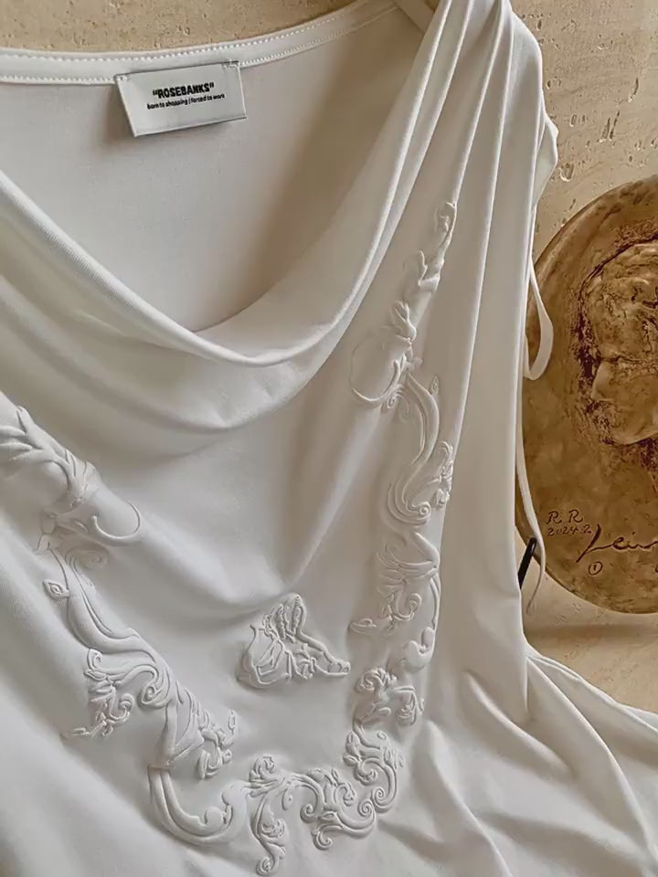 壓花搖領上衣_BDHL7653