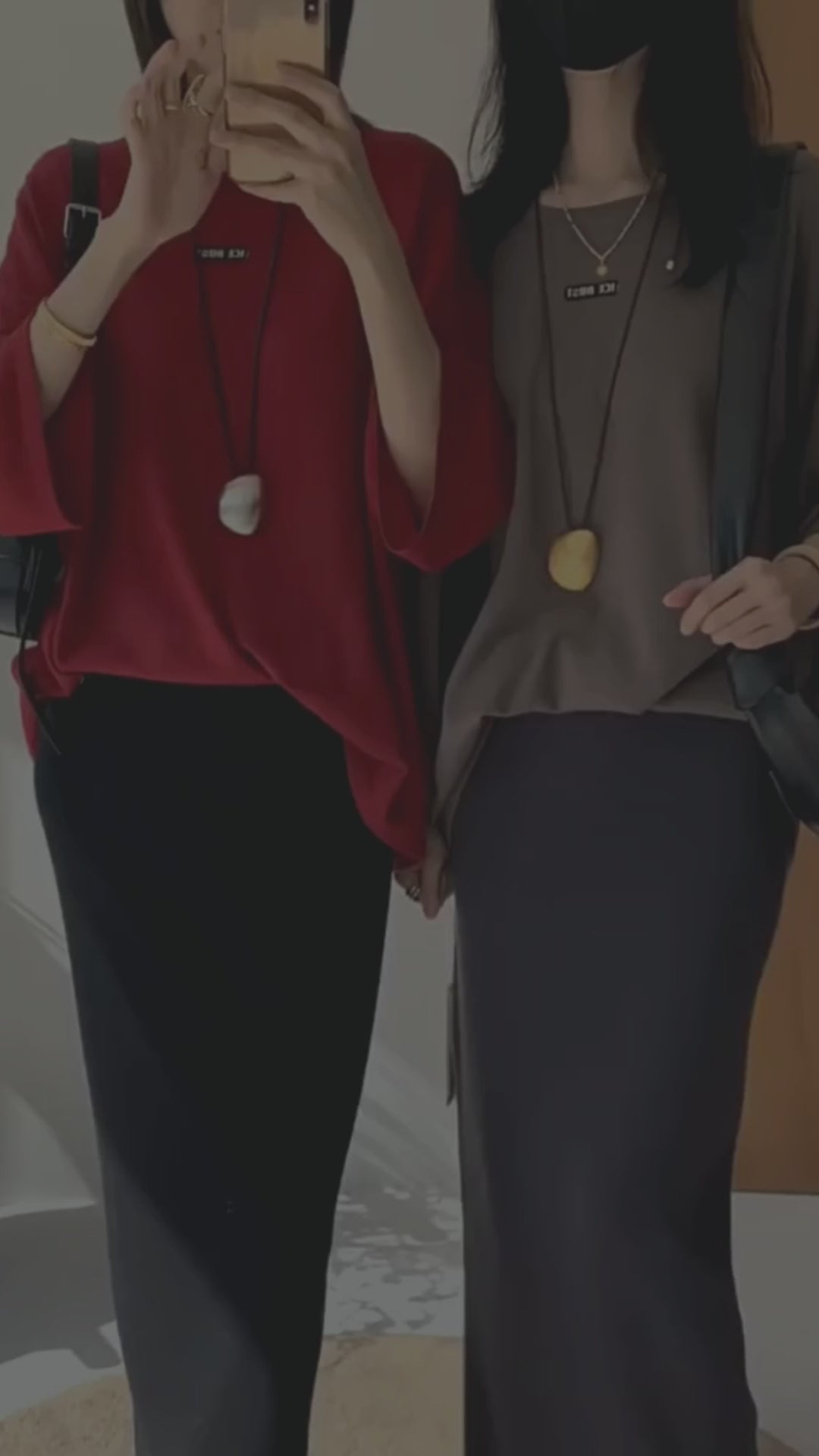 幾何吊墜項鍊或穿孔耳環_BDHL7443