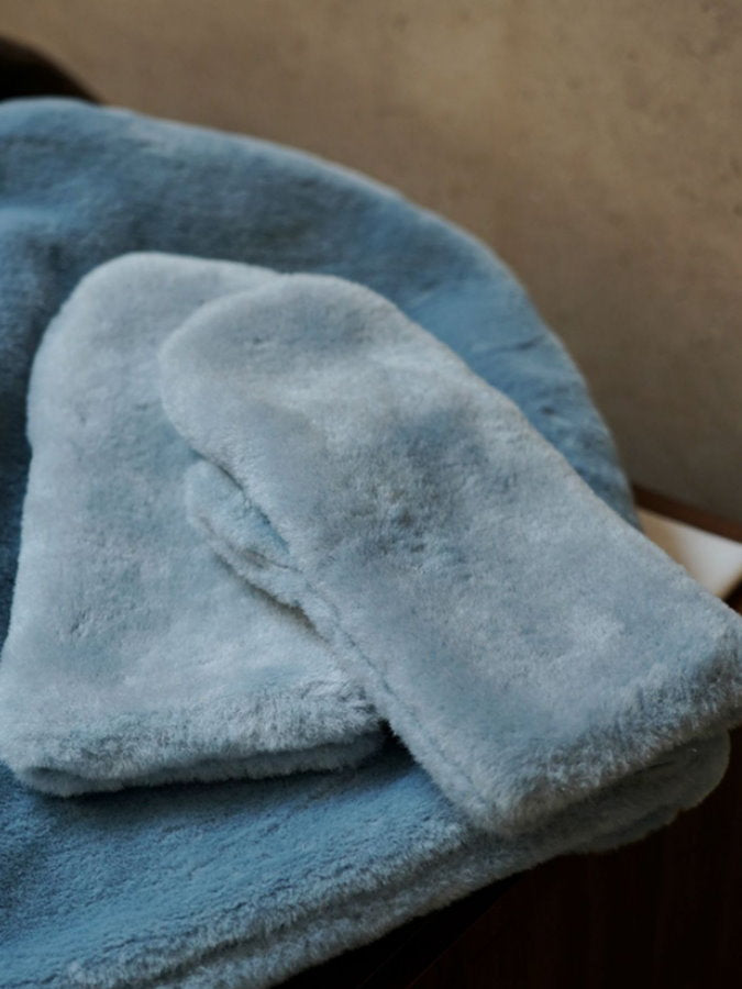 Faux Fur 2WAY Mitten Gloves HL4228