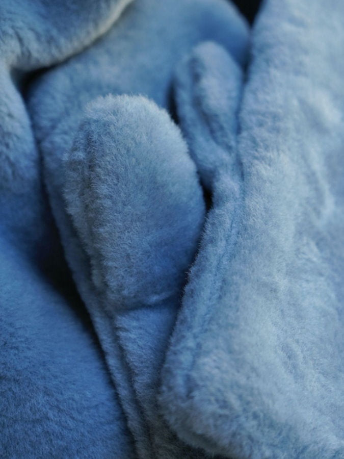 Faux Fur 2WAY Mitten Gloves HL4228