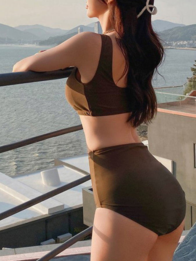 坦克高腰比基尼 HL3638