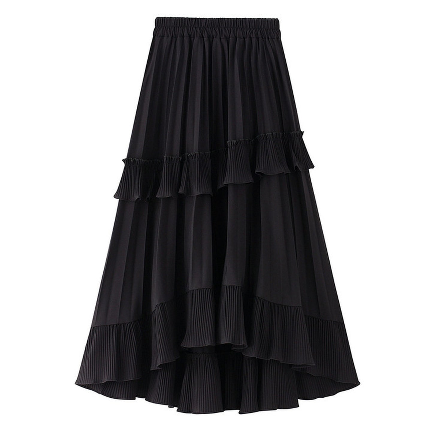 Asymmetrical Frilled Ballock Skirt 5278