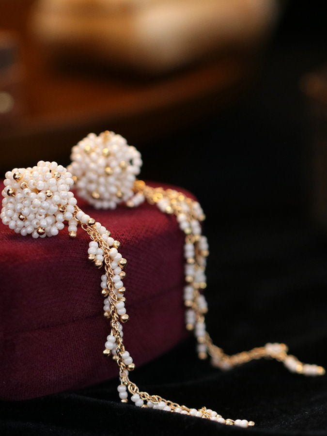 Beaded Bouquet Earrings HL3943