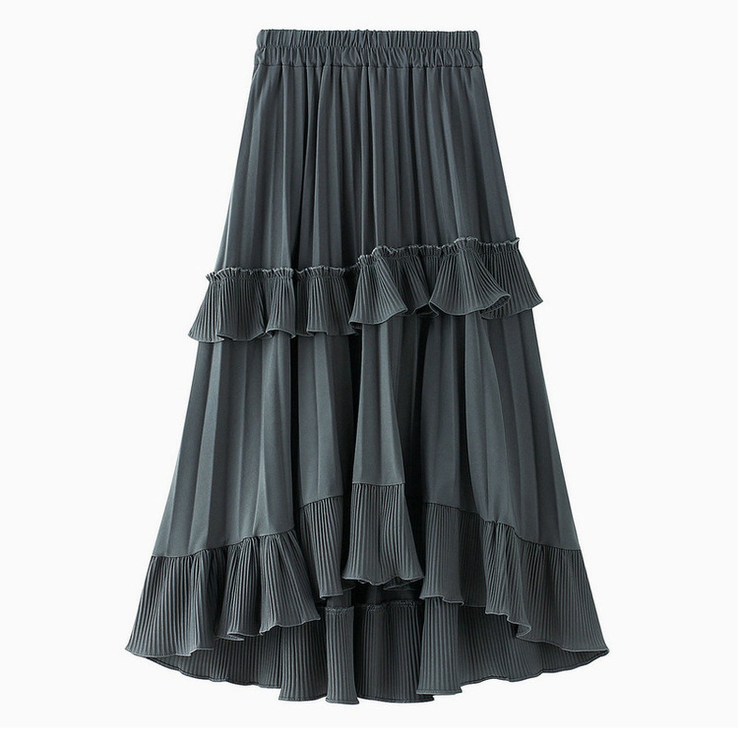 Asymmetrical Frilled Ballock Skirt 5278