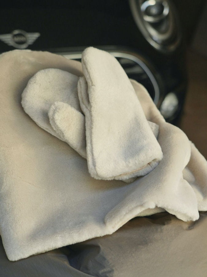 Faux Fur 2WAY Mitten Gloves HL4228