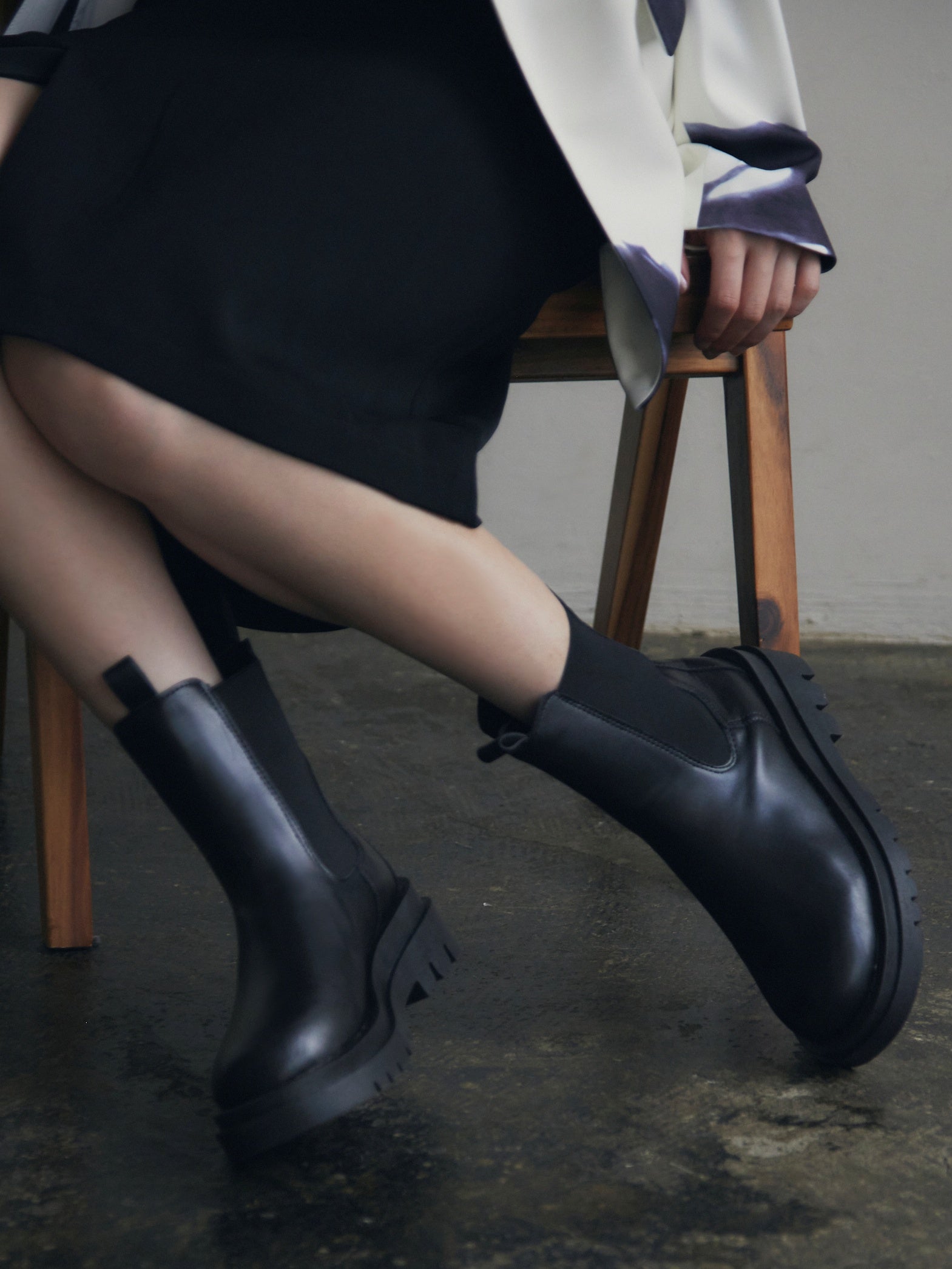 Side Gore Matilda 靴子(短或中)_5283