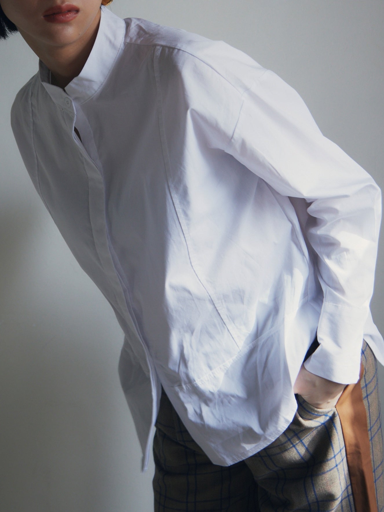 Stand Collar Shirt_5640