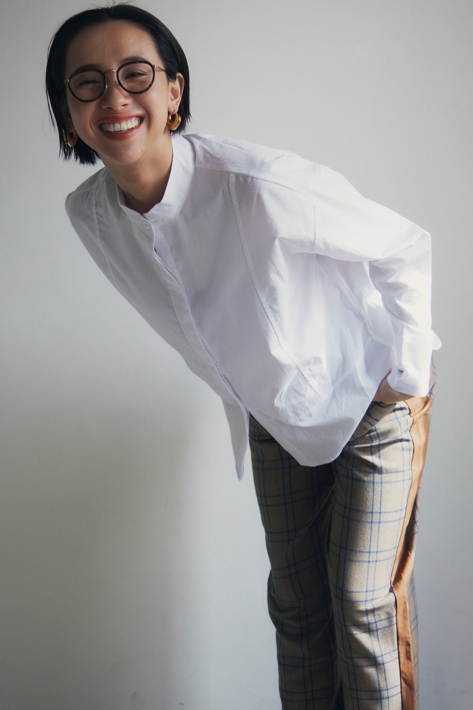 Stand Collar Shirt_5640