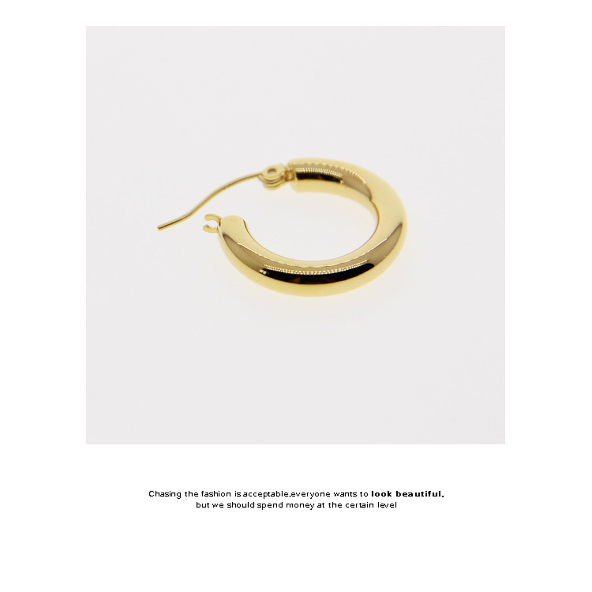 Circle Gold Earrings_5695