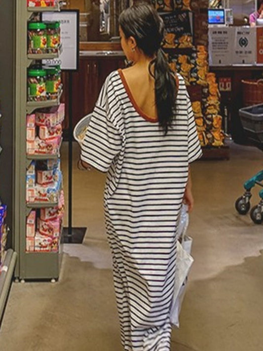 Backchannel Striped Dress_HL3671