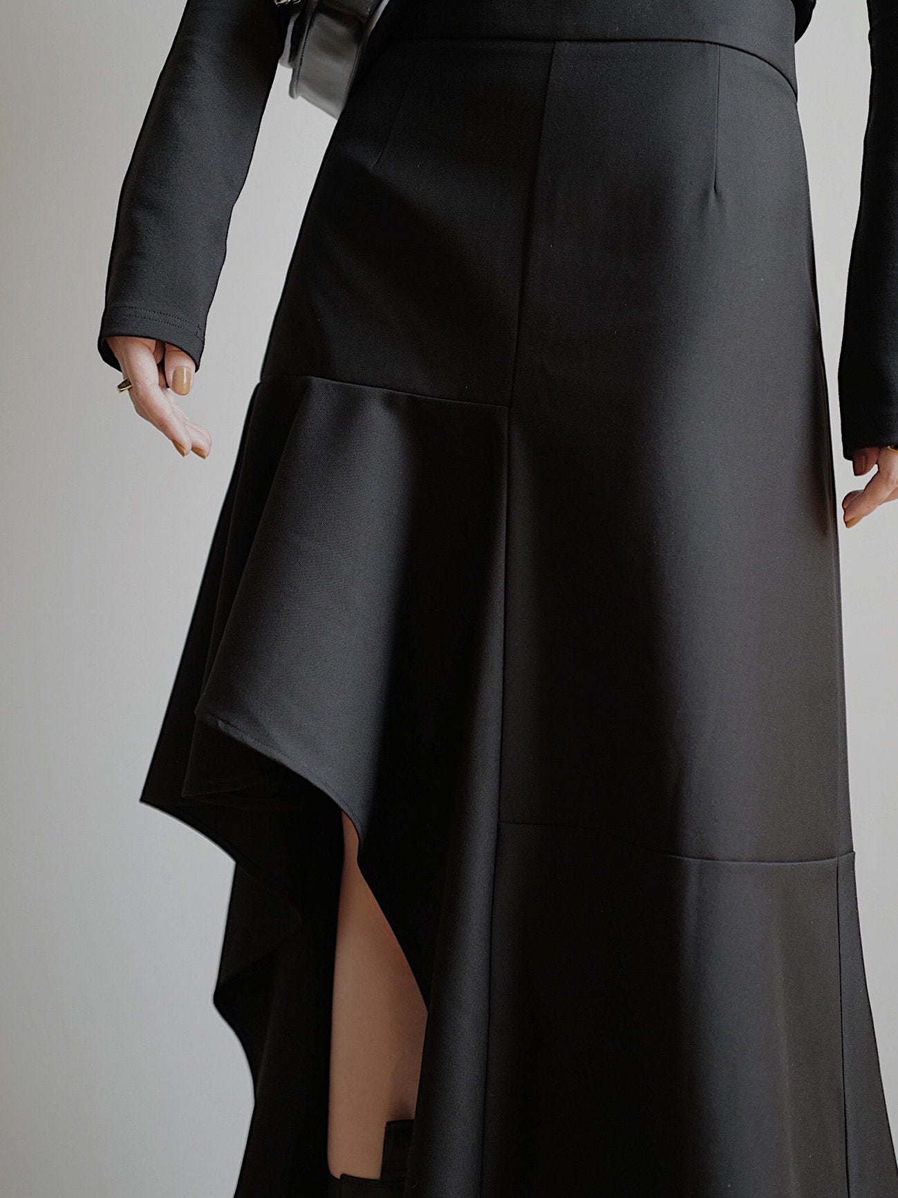 不對稱喇叭裙_9050