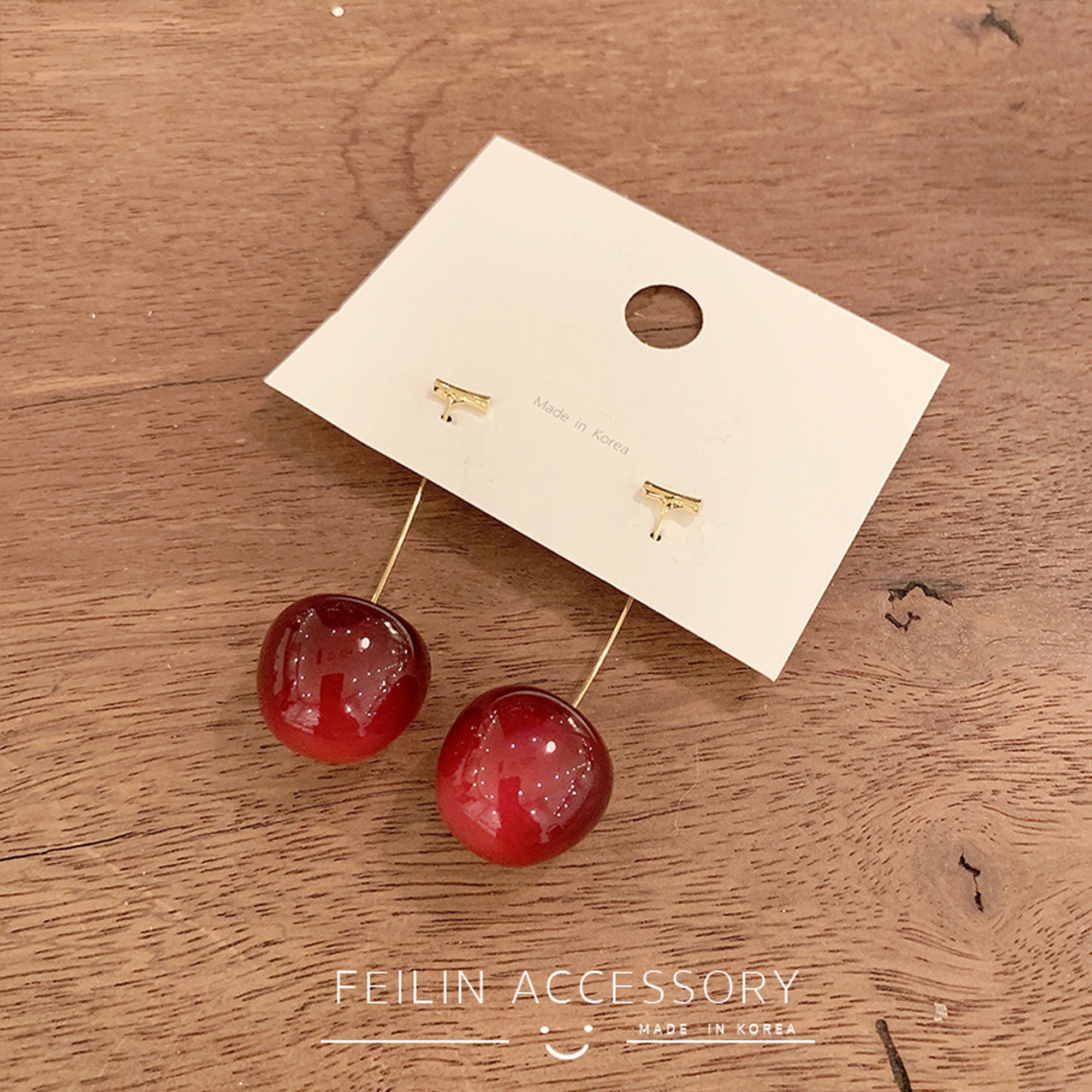 Cherry earrings 5759
