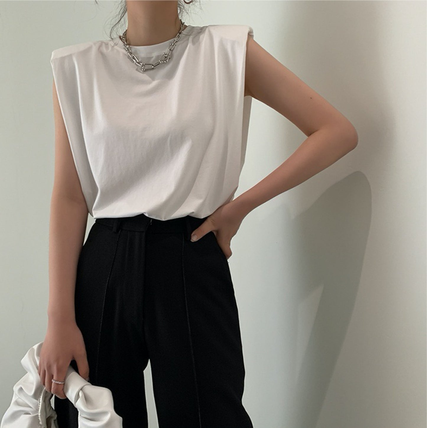 Shoulder pad T shirt 5711
