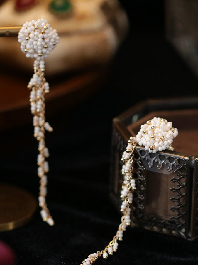 Beaded Bouquet Earrings HL3943