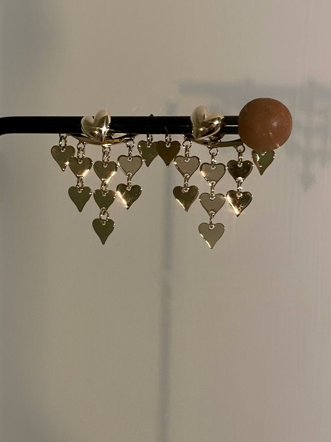 2WAY Heart Earrings (Pair) HL9563